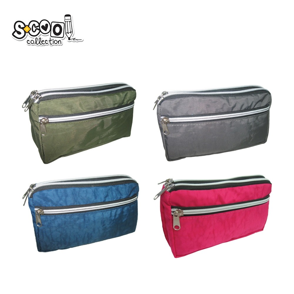 Penar borseta, 3 fermoare, CLASSIC, 20x6x11 cm - S-COOL