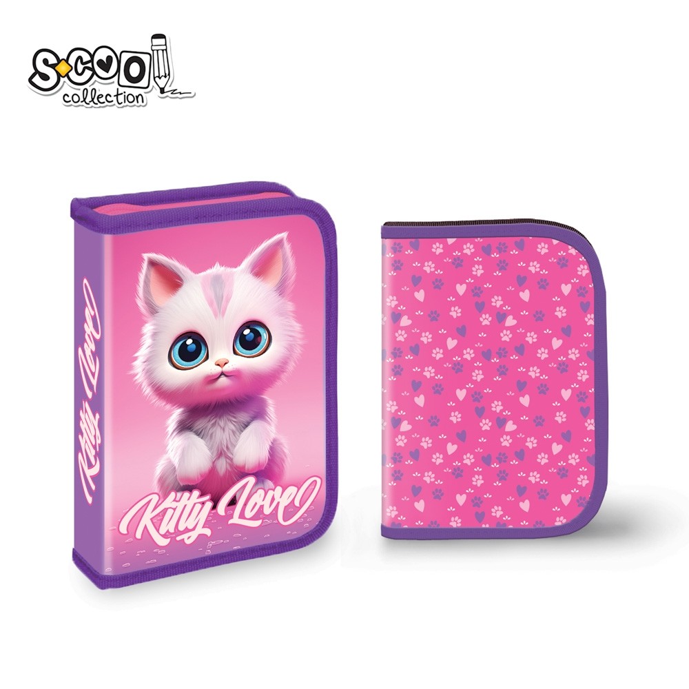 Penar neechipat, 1 fermoar, 2 extensii, KITTY LOVE - S-COOL