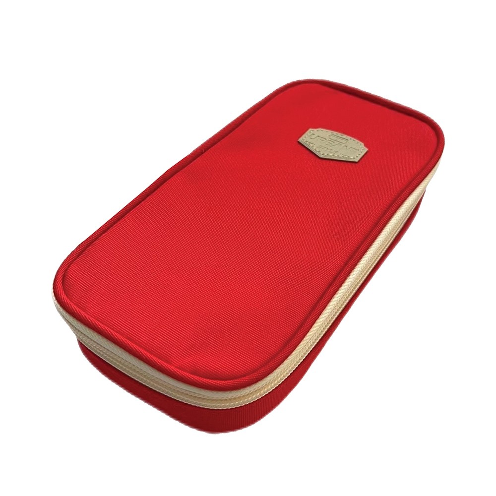 Penar borseta Urban, 2 fermoare, RED, 21X6.5X11CM - S-COOL