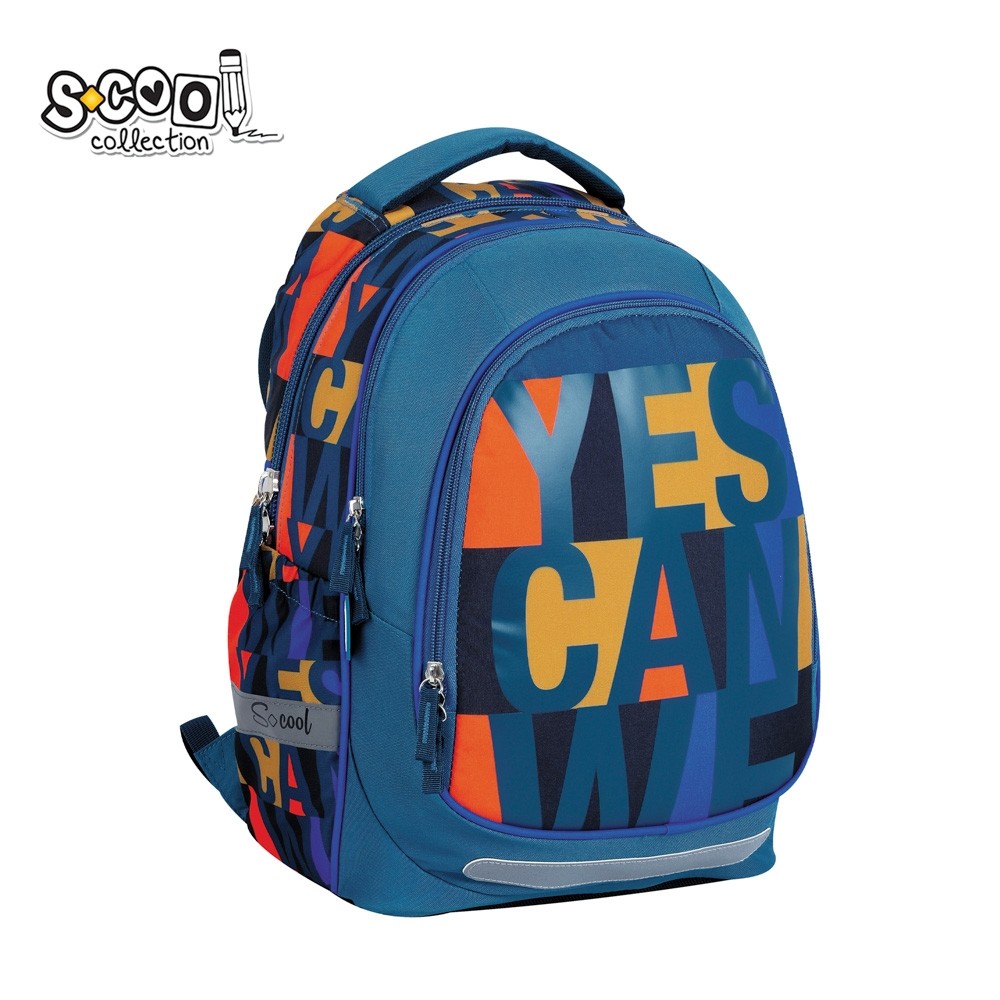 Ghiozdan anatomic light, 41x28x17 cm, YES WE CAN - S-COOL