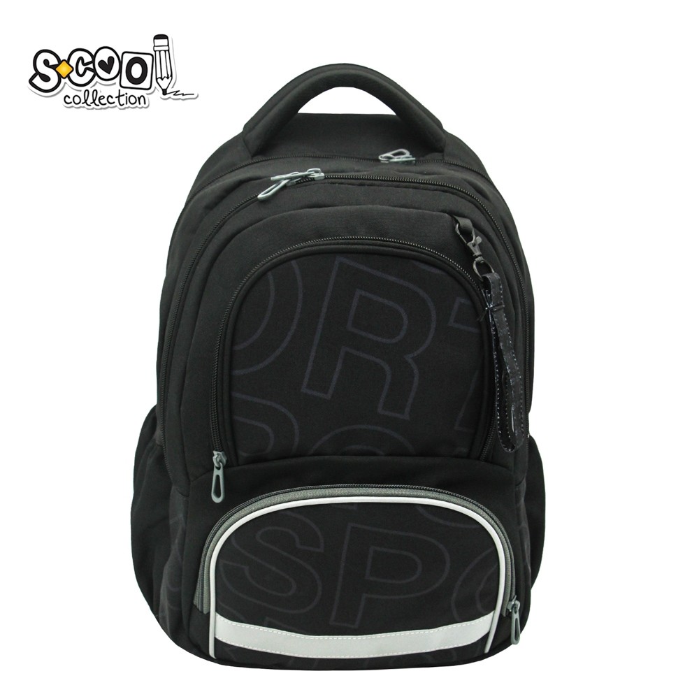 Ghiozdan ergonomic, compartiment laptop, 42x31x16 cm, SPORTS - S-COOL