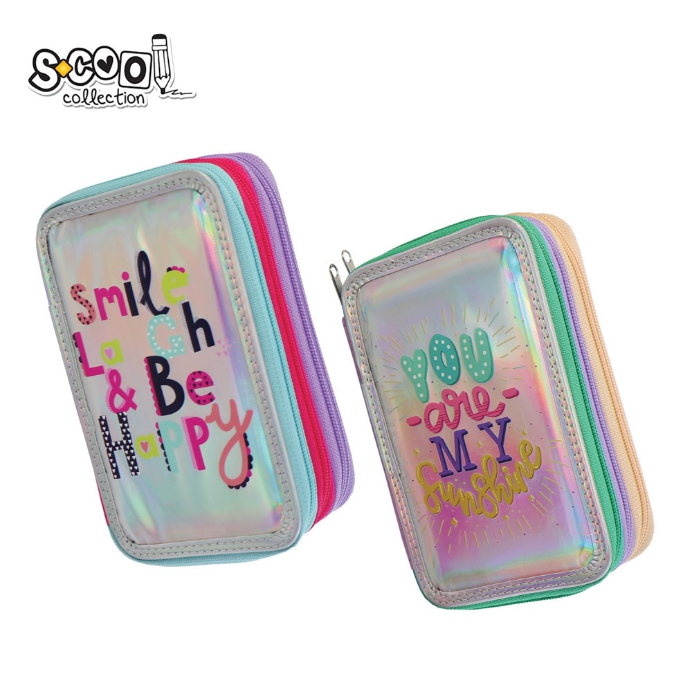 Penar 3 fermoare, FANCY, 19.5x12x6.5 cm - S-COOL