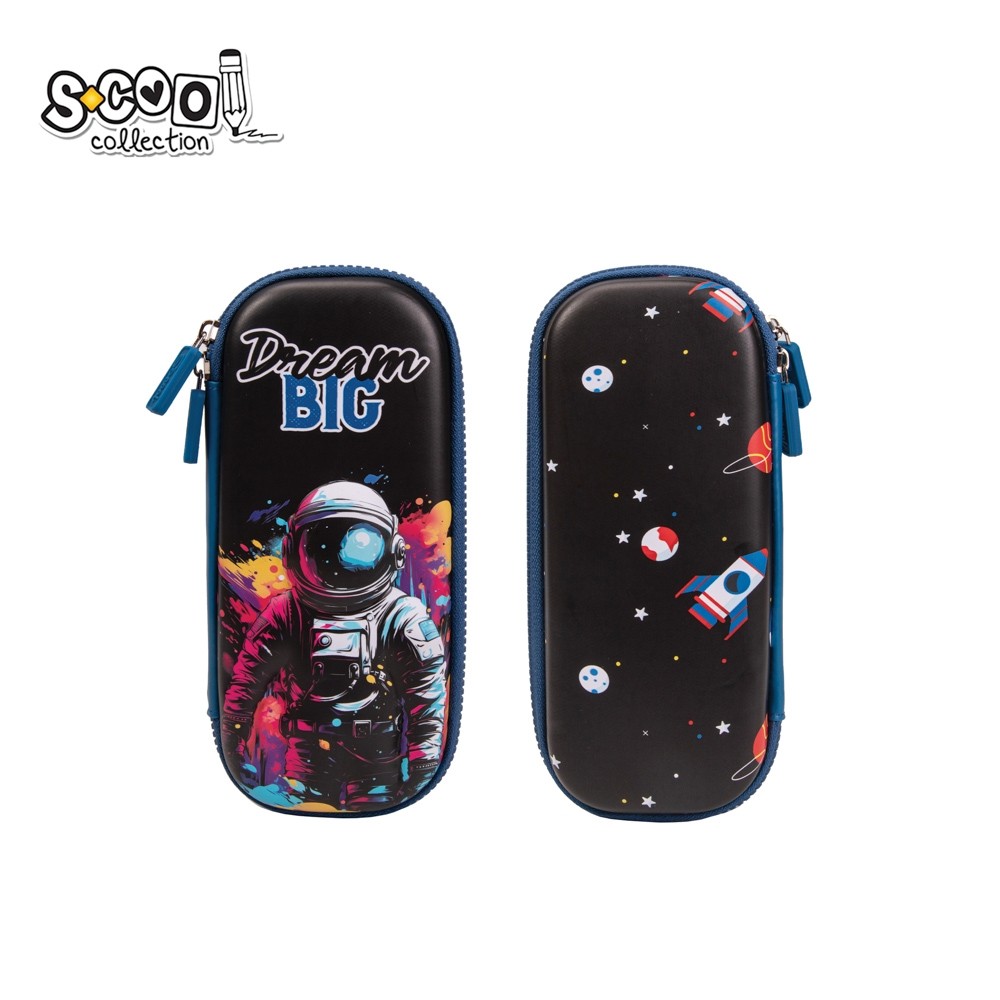Penar neechipat 3D, 1 fermoar, DREAM BIG, 22x11x5 cm - S-COOL