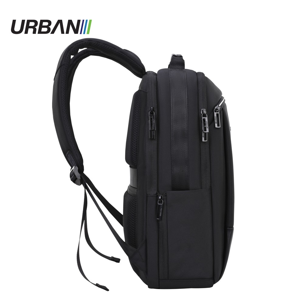 Ghiozdan compartiment laptop, URBAN BLACK, 43x29x12 cm - OFFISHOP