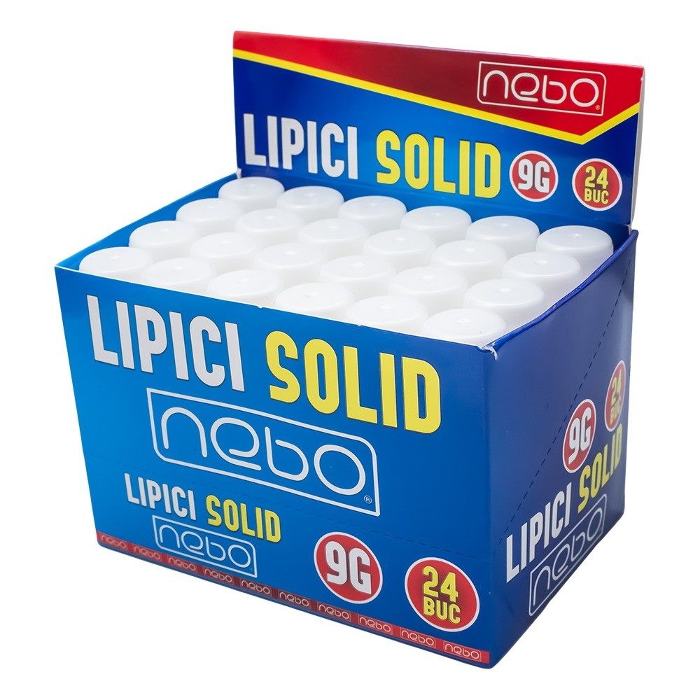 Lipici solid, 9g, 24 buc/set - NEBO
