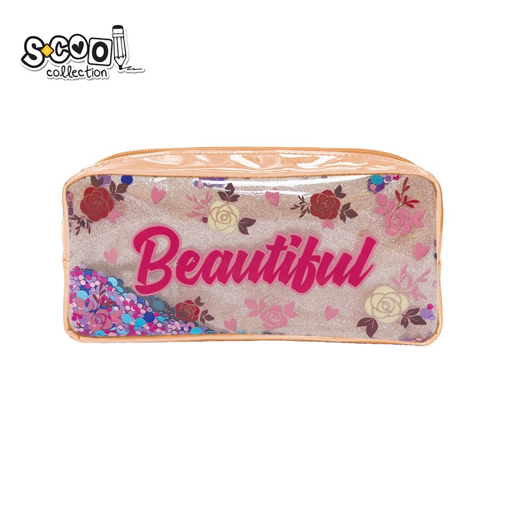 Penar borseta paiete, 1 fermoar, BEAUTIFUL, 22x11x5.5 cm - S-COOL