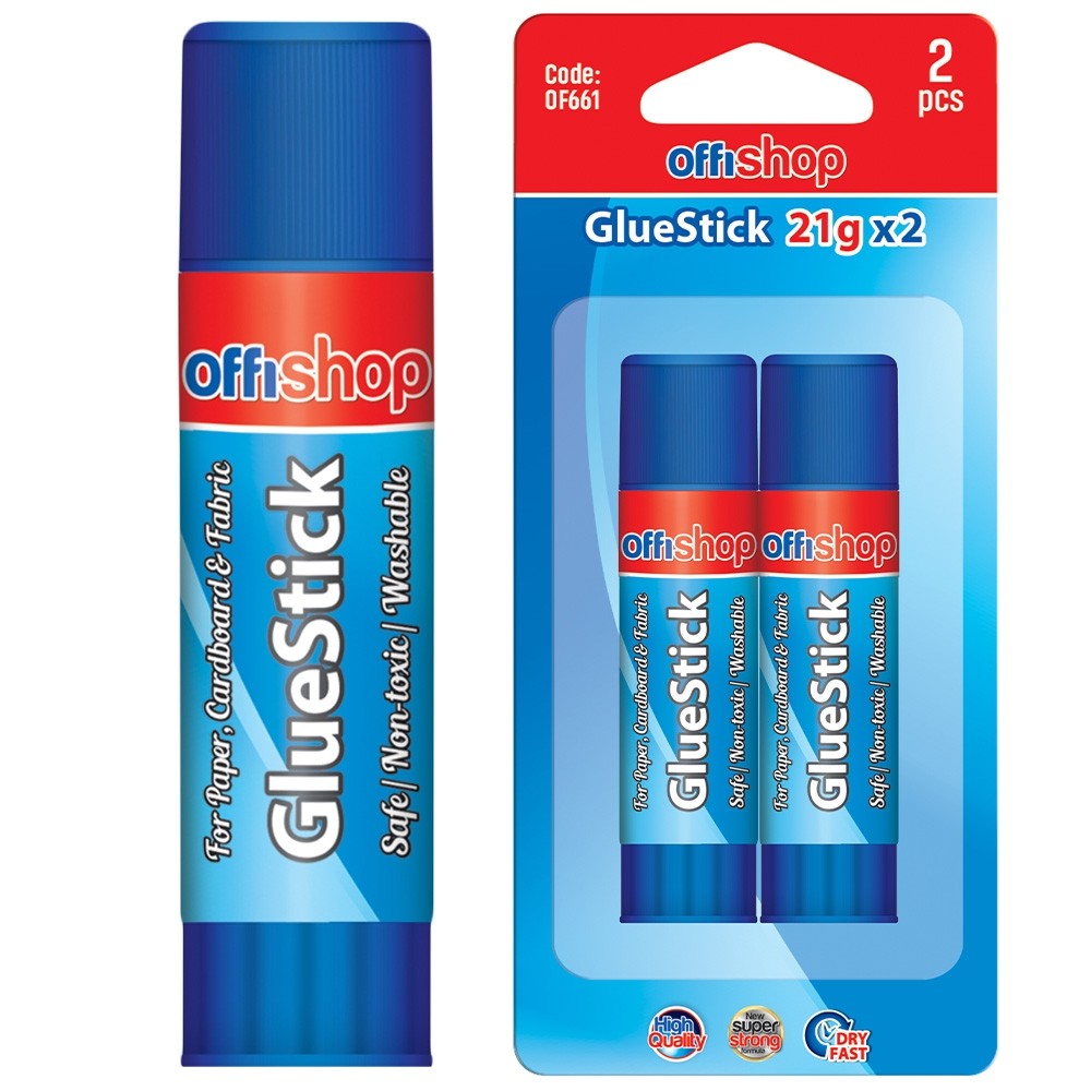 Lipici solid, PVP, 21g, 2 buc/blister - OFFISHOP