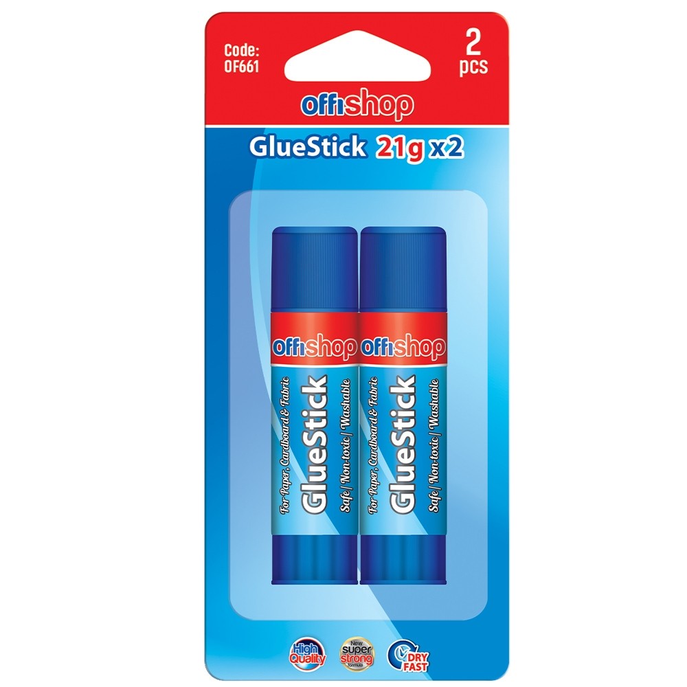 Lipici solid, PVP, 21g, 2 buc/blister - OFFISHOP