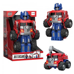 Robot transformabil, demontabil, 26 piese/set