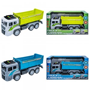 Camion constructii, cu baterii