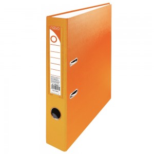 Biblioraft plastifiat, portocaliu, 5 cm - NEBO