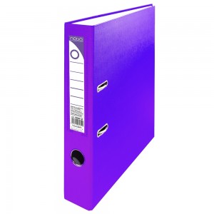 Biblioraft plastifiat, mov, 5 cm - NEBO