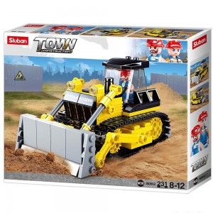 Set de constructie Town, 231 piese, Buldozer - Sluban