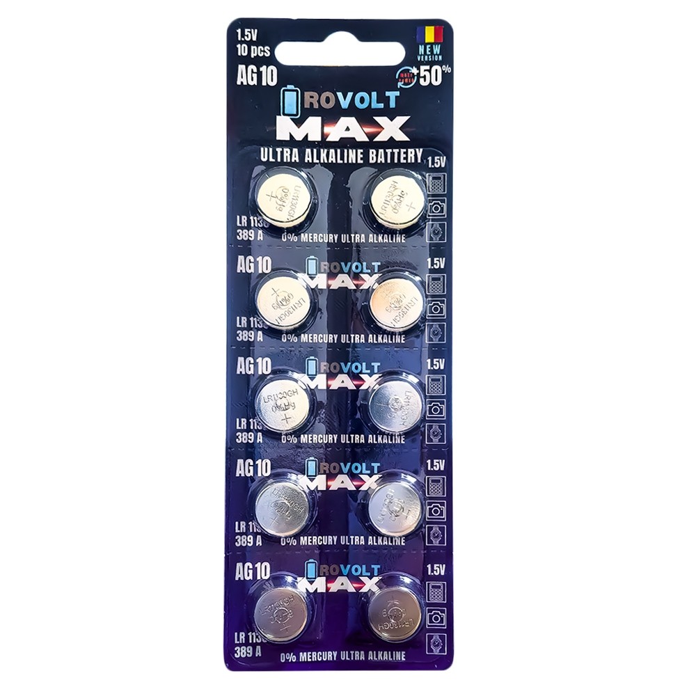 Baterie AG10 Alkalina - Rovolt
