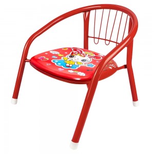 Scaunel din metal pentru copii, 35x25 cm