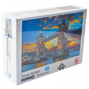 Puzzle carton mini, Tower Bridge, 1000 piese