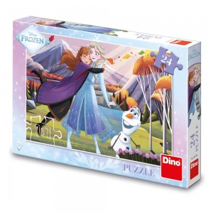Puzzle 24 piese, Frozen: Embrace - DINO TOYS