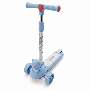 Trotineta, roti silicon, cu led - Elefant