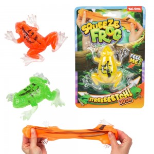 Jucarie Stretchy, Broasca lipicioasa, 10 cm - Toi-Toys