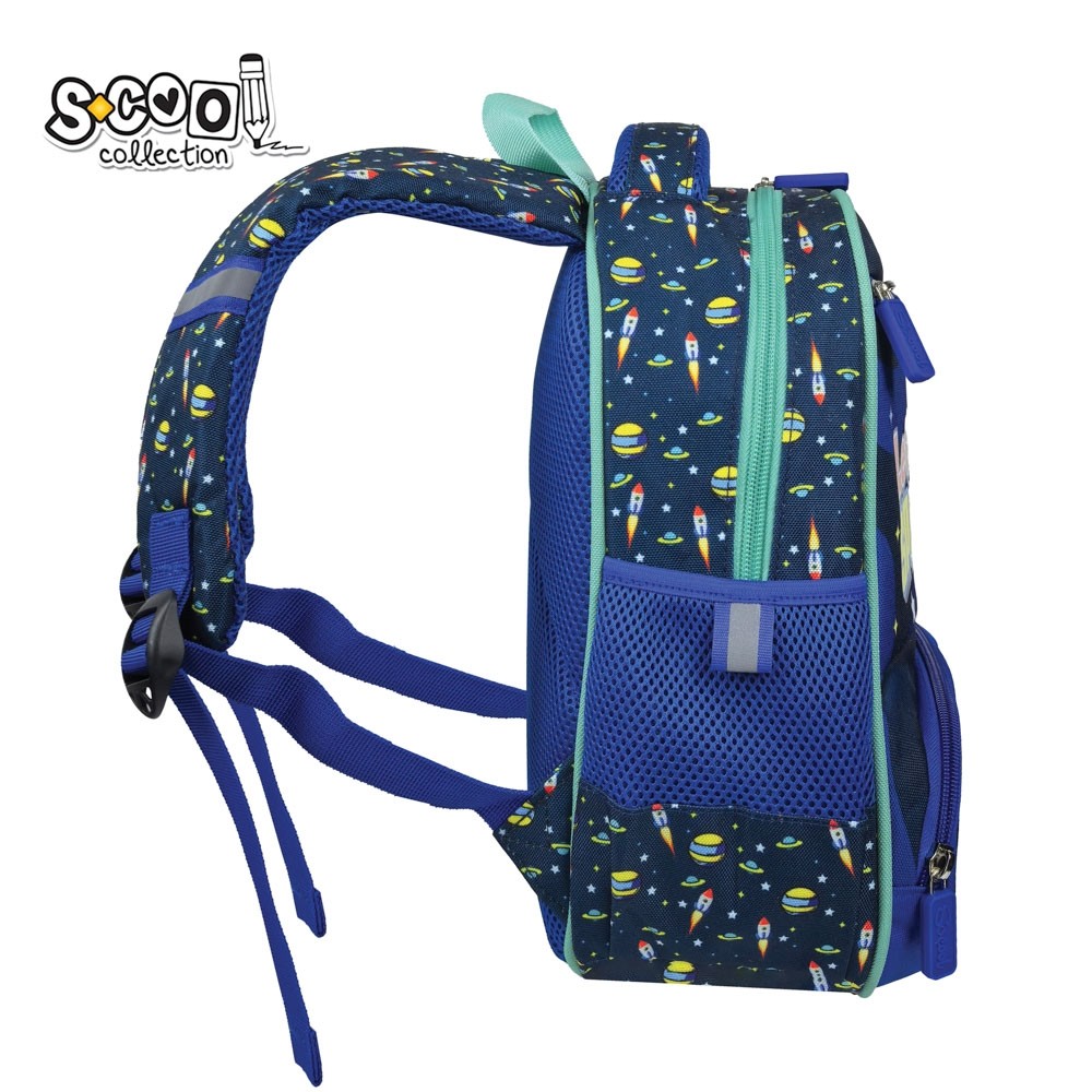 Ghiozdan gradinita, 30x25x14 cm, LET’S GO TO SPACE - S-COOL