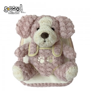 Ghiozdan gradinita Baby animals, 23x8x28 cm, PINK PUPPY - S-COOL