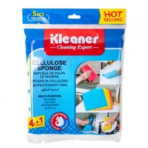 Set 5 Lavete din celuloza - KLEANER