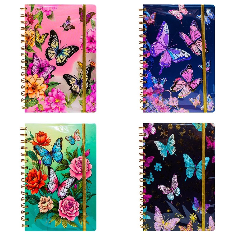 Notes A5, 80 file, Butterfly