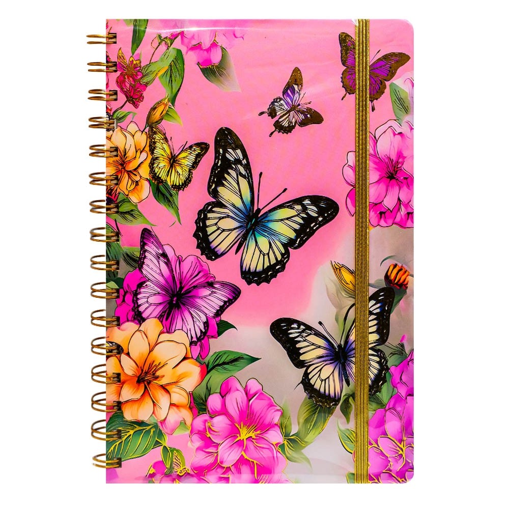 Notes A5, 80 file, Butterfly