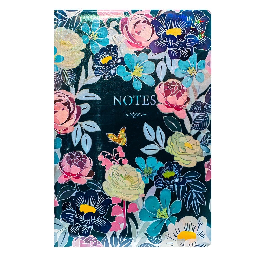 Notes A5, 80 file, Flowers
