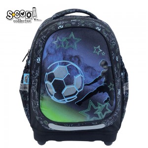 Ghiozdan anatomic, 39x33x18 cm, FOOTBALL - S-COOL