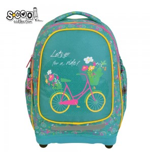 Ghiozdan anatomic, 39x33x18 cm, LET'S GO FOR A RIDE - S-COOL