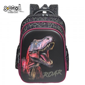 Ghiozdan 3D ergonomic, 43x30x22 cm, ROAR - S-COOL