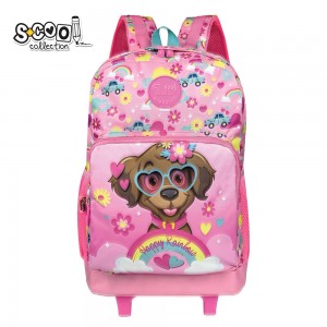 Ghiozdan Trolley, 45x32x16.5 cm, HAPPY RAINBOW - S-COOL