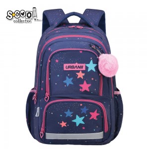 Ghiozdan ergonomic comp. laptop, URBAN PREM., 42x31x16 cm, RAINBOW - S-COOL