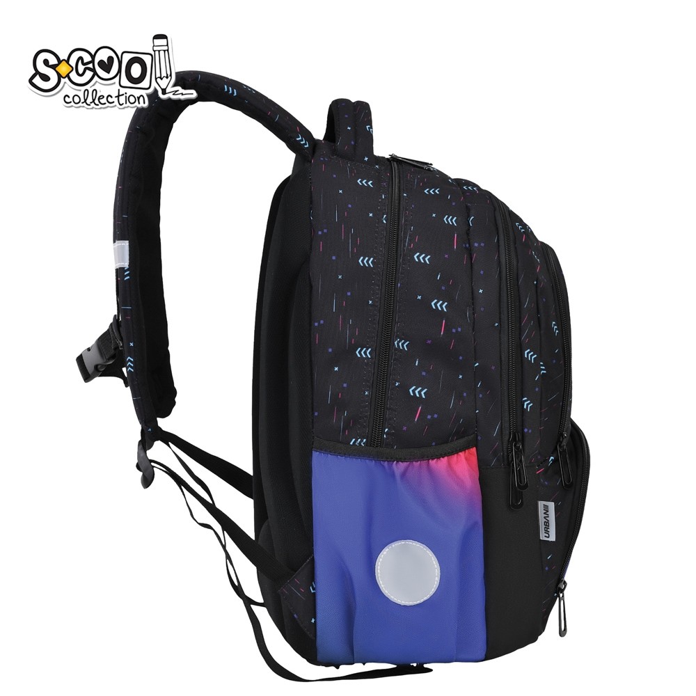 Ghiozdan ergonomic comp. laptop, URBAN PREM., 42x31x16 cm, GAME OVER - S-COOL