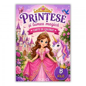 Carte de colorat A4, 8 file, Printese - NEBO