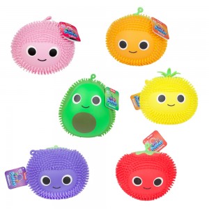 Jucarie Pufferz, Minge fructe, 17.5 cm - Toi-Toys