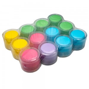 Hartie pentru briose, cu buline, 11 cm diametru, 100 buc/set