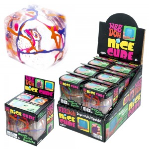 Jucarie antistres Squishy Cube, Sugar Swirl