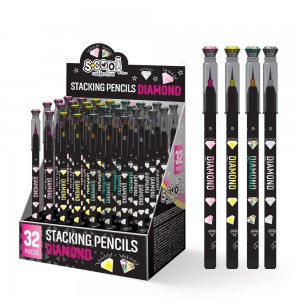 Creion grafit, varfuri stivuibile, 2mm, Diamond - S-COOL