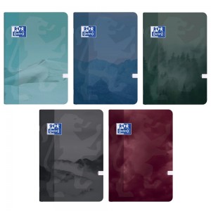 Caiet Oxford A4, 80 file, dictando, 80G, Optik, coperta plastic