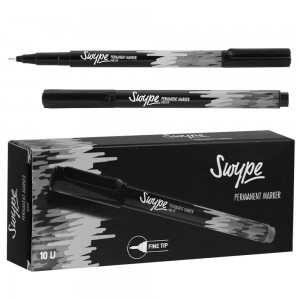 Marker CD/DVD Swype, negru - LINC
