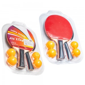 Palete ping pong, 2 buc/set + 4 mingi