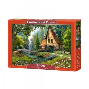 Puzzle 2000 piese, Casuta In Padure - Castorland