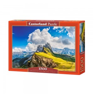 Puzzle 1500 piese, Muntii Dolomiti - Castorland