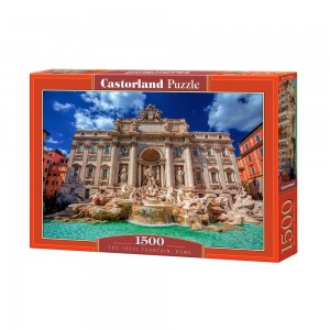 Puzzle 1500 piese, Fontana Di Trevi - Castorland