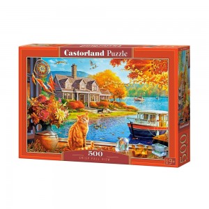 Puzzle 500 piese, Peisaj De Toamna - Castorland