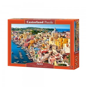 Puzzle 500 piese, Corricella, Italia - Castorland