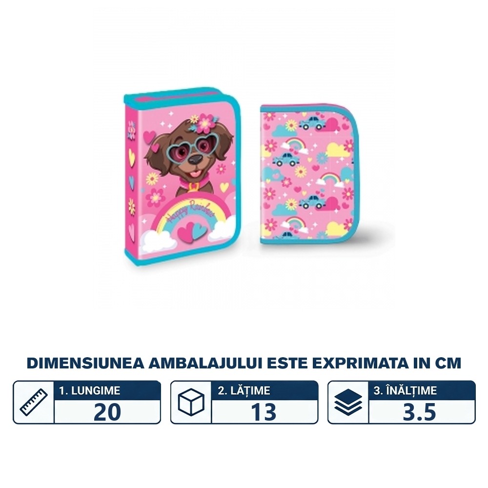 Penar Neechipat, 1 Fermoar, 2 Extensii, Happy, Rainbow - S-Cool