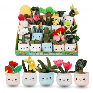 Jucarie de plus, Planta in ghiveci, 12 cm - Toi-Toys